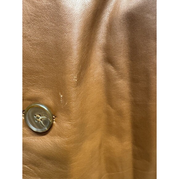 Vintage Wilsons Leather Pelle Studio Mens XL Brown Insulated Leather Jacket Coat - Picture 3 of 16